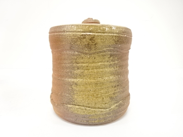  信楽焼　奥田英山造　水指